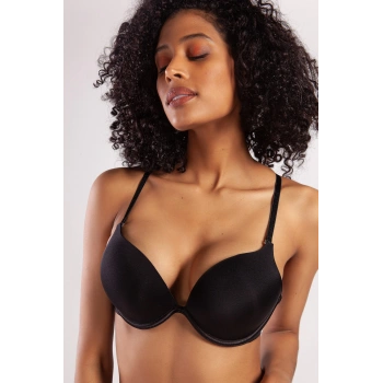Golshan Garland Heavy Push up Bra, Siyah Konforlu ve Şık Sütyen