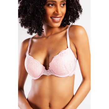 Golshan G.Colors Balconette Foam Push Up Bra, Açık Pembe  Konforlu ve Şık Sütyen
