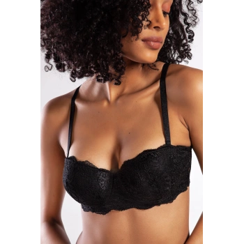 Golshan G.ColorsPush Up Strapless Bra, Siyah Konforlu ve Şık Sütyen