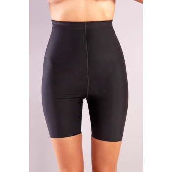 Golshan Girdle  Hight Waist Coton Short Corset,Siyah Toparlayıcı Yüksek Bel Uzun Paça Korse