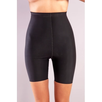 Golshan Girdle  Hight Waist Coton Short Corset,Siyah Toparlayıcı Yüksek Bel Uzun Paça Korse