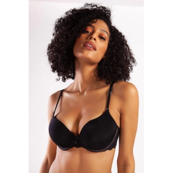 Golshan Goldy Heavy Push up Bra, Siyah Renk  Konforlu ve Şık Sütyen