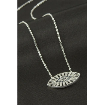 Göz Zirkon Taşlı Kolye