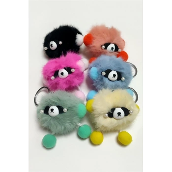 Gözlüklü Peluş Anahtarlık