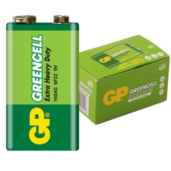 GP 1604G-B GREENCELL 9 VOLT PİL (10LU PAKET) (4887)