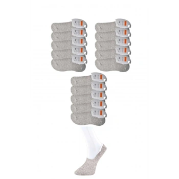 Gri Erkek Babet Çorap 15 çift