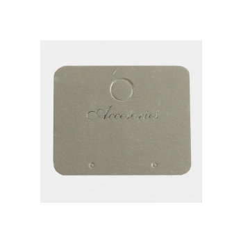 Gri Küpe Kartı 200 Adet