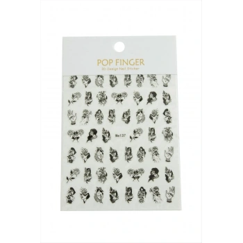 Gül Kız Tattoo Dövme Sticker