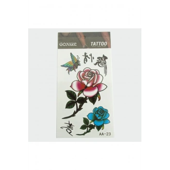 Gül Tattoo Dövme Sticker