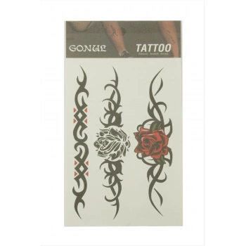 Gül Tattoo Dövme Sticker