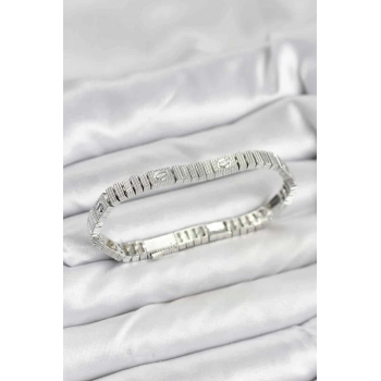 Gümüş Renk VIP Seri Bileklik - TJ-BB8077
