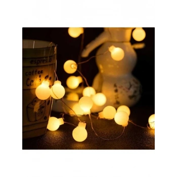 GÜN IŞIĞI - TOP 3MT FİŞLİ EKLEMELİ PERİ LED - DEKOR LAMBA (4887)