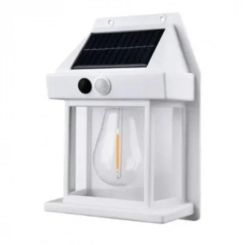 Güneş Enerjili Bahçe Led Ampul Sensörlü Bahçe Led Su Geçirmez 3 Modlu Beyaz