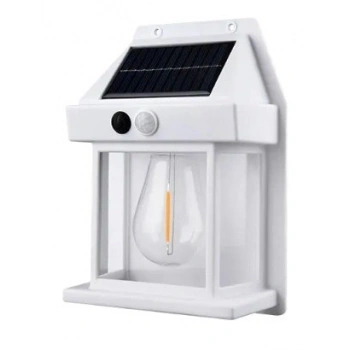 Güneş Enerjili Bahçe Led Ampul Sensörlü Bahçe Led  Su Geçirmez 3 Modlu Beyaz