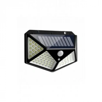 Güneş Enerjili Lamba Led Sokak Dış Ortam Solar Bahçe Aydınlatması Su Geçirmez Sensörlü (100 Led)