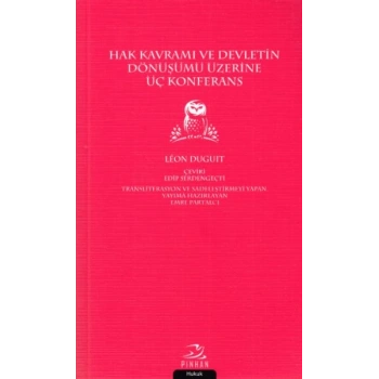 Hak Kavramı Devletin Dönüşümü Üzerine Üç Konferans