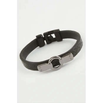 Halka Kaliteli Suni Deri Bileklik