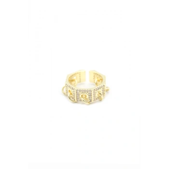 Halkalı Yüzük - Altın