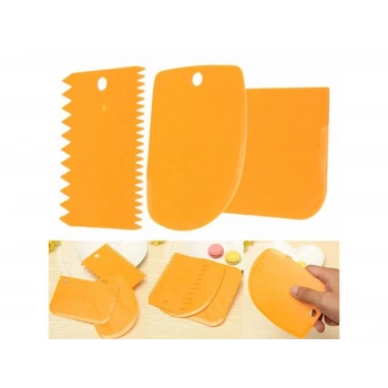 Hamur Şekillendirici Kesici Kazıyıcı Pasta Kek Dekorasyon Seti (4887)