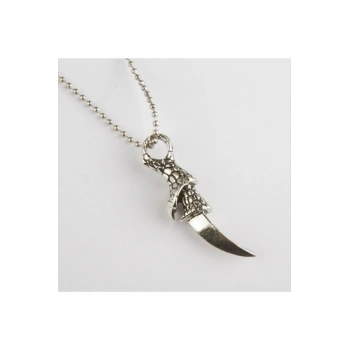 Hançer Figürlü Metal Kolye