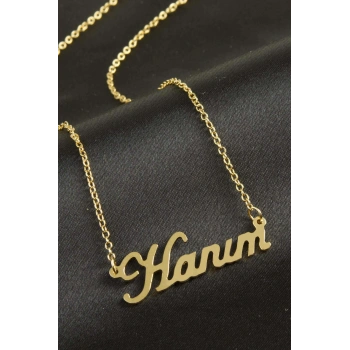 Hanım isimli kolye (Kişiye Özel)