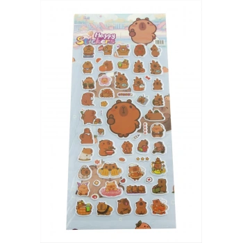 Happy Kabartmalı Sticker