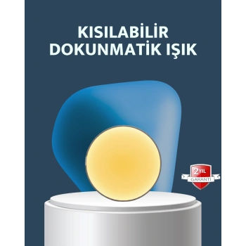 Hareket Sensörlü USB Şarjlı LED Gece Lambası Enerji Tasarruflu