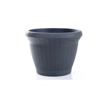 Hasır Sepet Saksı 1 No -Hss1