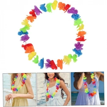 Hawaii Çiçekli Boyun Kolyesi