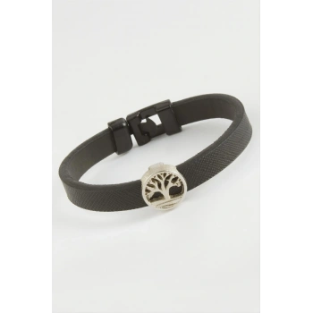 Hayat Ağacı Kaliteli Suni Deri Bileklik