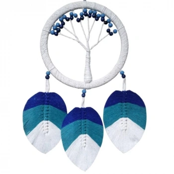 Hayat Ağacı Şekilli Yapraklı Duvar Dekoru