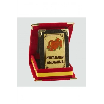 Hayatımın Anlamına Plaketi