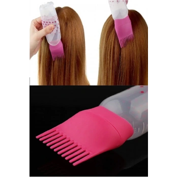 Hazneli Saç Boyama Aparatı-Taraklı Saç Bakımı Krem - Saç Yağı Uygulama Aparatı