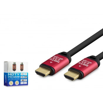 Hdmi 2.0 Kablo 20 M (Od 8.0 Mm) - Siyah Kirmizi HDX2036