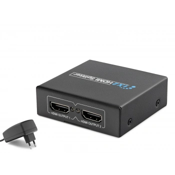 Hdmi Splitter 1080P 3D 1 In 2 Out - Siyah HDX1284