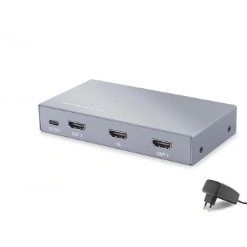 Hdmi Splitter 8K 1 In 2 Out Gri HDX1431