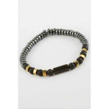 Hematit Onix Doğaltaş Bileklik
