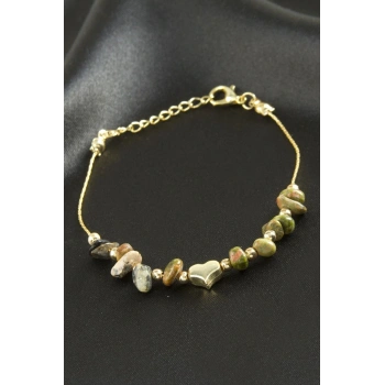 Hint Akik Kırık Doğaltaş Bileklik