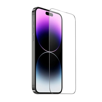 Hoco İphone 15 Pro Full Screen Hd Tempered Kırılmaz Cam Ekran Koruyucu-(5775)