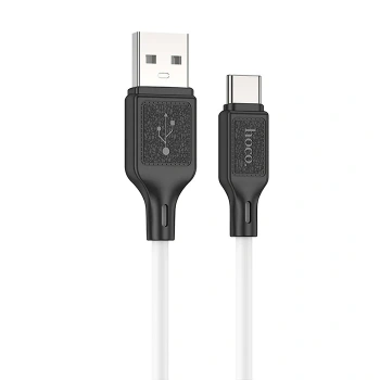 Hoco X90 Usb To Type-c 3a Silikon Hızlı Şarj Ve Data Kablosu-(5775)