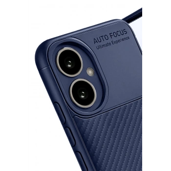 Honor 400 Kılıf Auto Focus Karbon Kapak - Lacivert