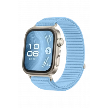 Huawei Fit 4 Braid Kordon - Açık Mavi