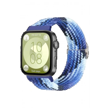 Huawei Fit 4 Star Kordon - Lacivert-Mavi