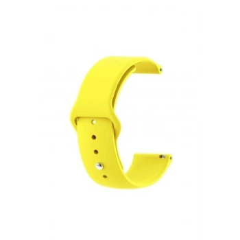 Huawei GT4 41mm 18mm Klasik Kordon - Sarı