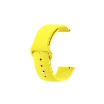 Huawei GT4 41mm 18mm Klasik Kordon - Sarı