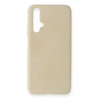 Huawei Honor 20 Kılıf Nano içi Kadife Silikon - Kemik