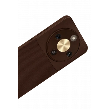 Huawei Honor Magic 8 Lite Auto Focus Karbon Kapak - Kahverengi