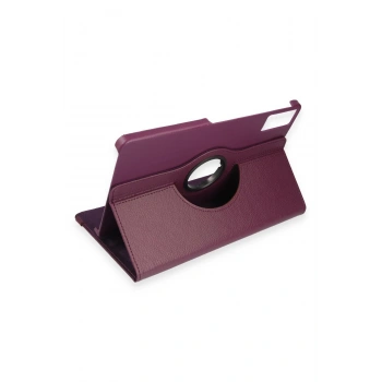 Huawei Honor Pad 10 12.1 Kılıf 360 Tablet Deri Kılıf - Mürdüm