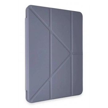 Huawei Honor Pad V9 Kılıf Kalemlikli Mars Tablet Kılıfı - Lila