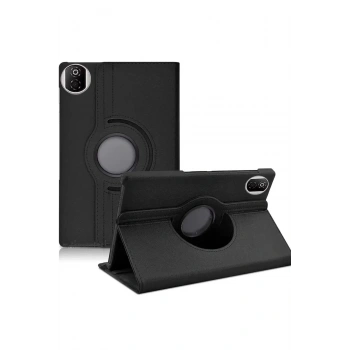 Huawei Honor Pad X7 360 Tablet Deri Kılıf - Siyah